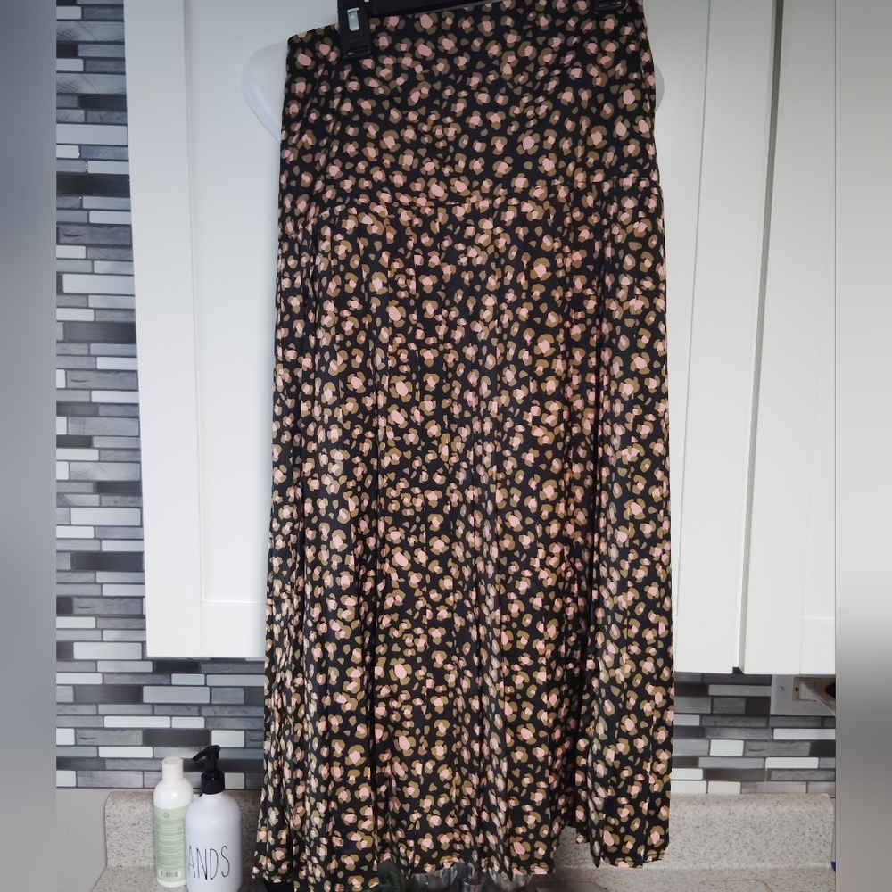 Who What Wear Floral Midi Skirt SZ- 2